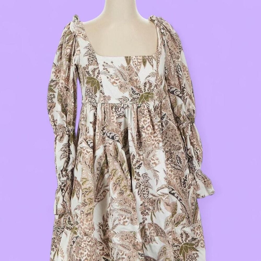 Pilcro Women's Paisley Babydoll Dress